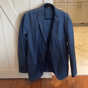 Banana Republic 44L three button indigo blazer